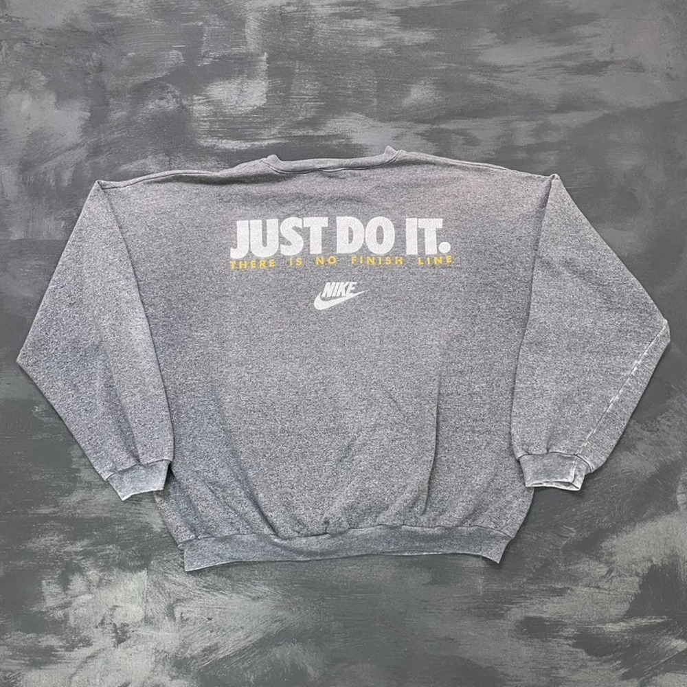 vintage Nike Just do it sweatshirt mens xl grey 1990s swoosh